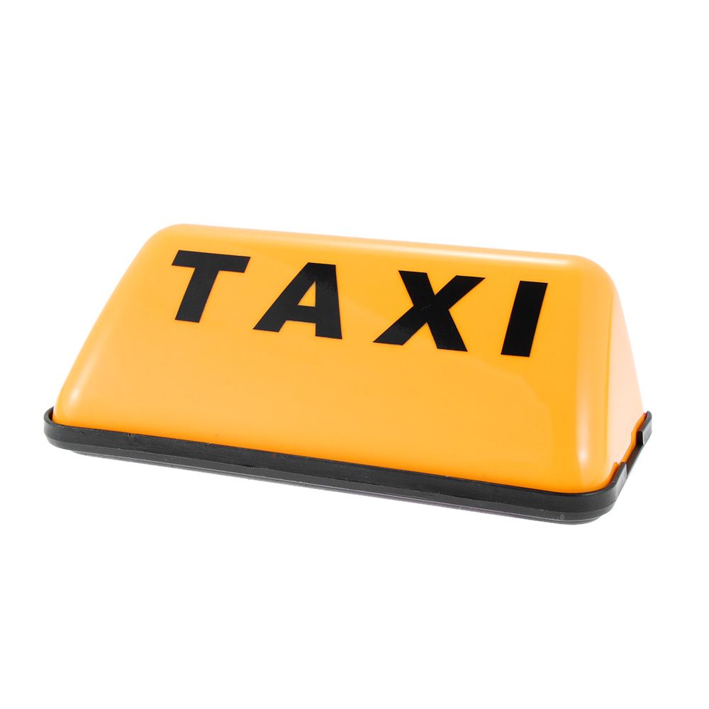 Yellow Base Universal COB Taxi Sign Cab Roof Top Topper 12V Car Sign Lamp