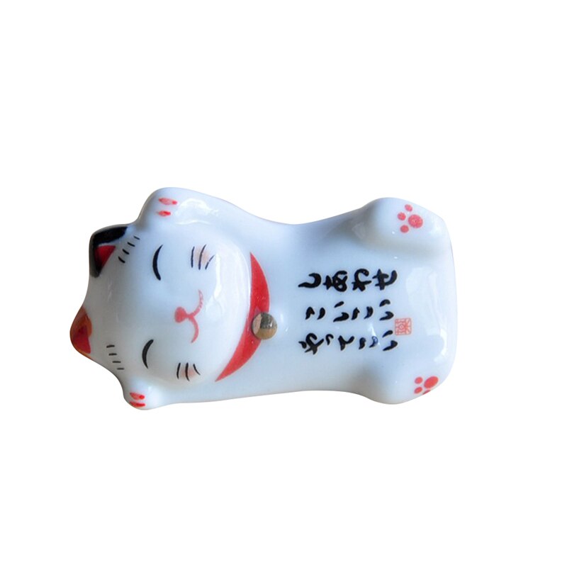 Lucky Cat Eetstokjes Houder Japanse Keramische Eetstokjes Zorg Keramische Lucky Cat Home Hotel Keramiek Leuke