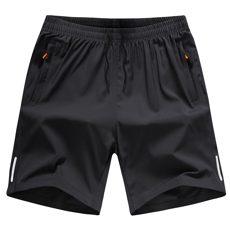Yjkvur herre sportsshorts med lommer til sommertræning og løbejogger i størrelse m -8xl: 8xl / Sort