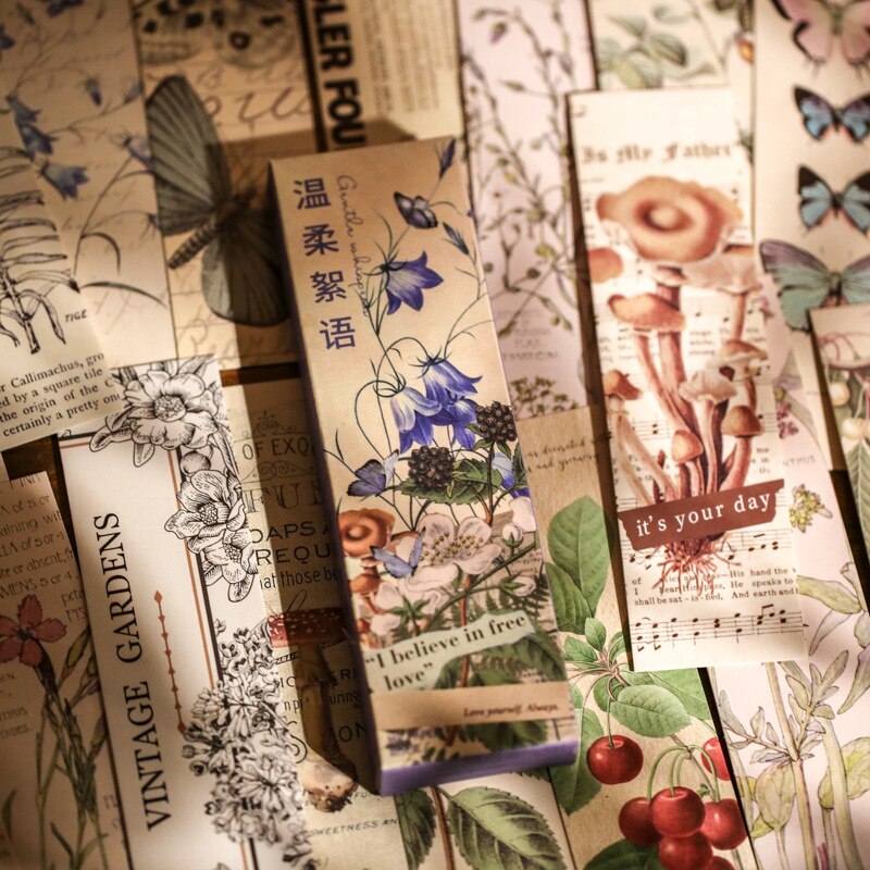 Marcapáginas Retro clásico del antiguo santuario, marcador de libro de papel de planta, promocional, papelería, tarjeta de mensaje, 30 hojas