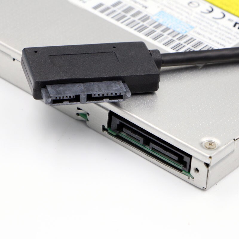 neueste USB 2,0 Zu Mini Sata II 7 + 6 13Stift Adapter Konverter Kabel schlank Stock Auf Lagerbier Für Laptop DVD/CD Rom Notizbuch