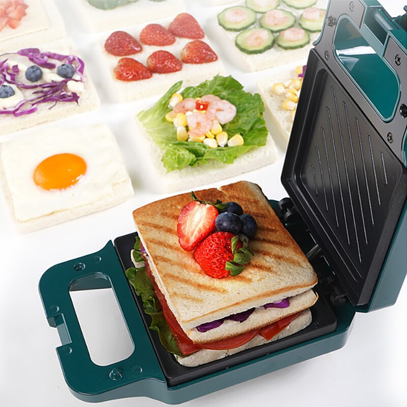 Wafel 3 In1 Timing Non-stick Retail Afneembare Multifunctionele Sandwich Maker WZ662