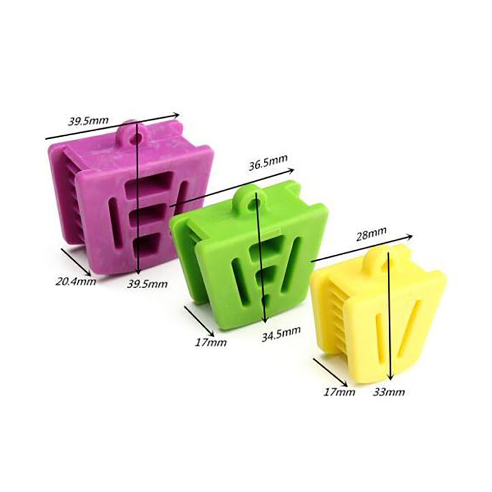 3 Pcs Dental Silicone Mond Prop Bijtblok Rubber Opener Retractor Latex Tanden Whitening Care Tool