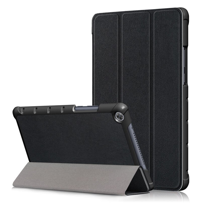 Funda magnética para HUAWEI Mediapad M5 lite 8,0 JDN2-W09, Funda de cuero PU con soporte para Huawei Mediapad m5 lite 8, JDN2-AL00: Black