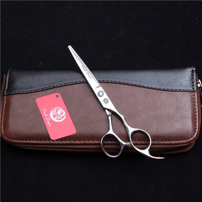 6 Inch 17Cm 440C Paarse Draak Dunner Schaar Snijden Schaar Kapper & #39S Schaar Dubbele Tanden Professionele haar Schaar: Rood