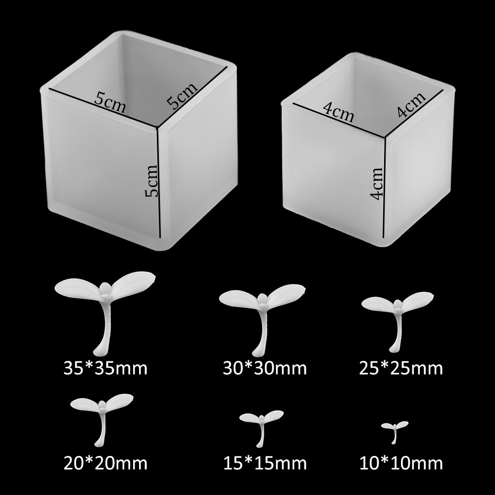 Juego de moldes de resina epoxi de 19 estilos, moldes de herramientas de resina UV de estilo mixto, accesorios de joyería hechos a mano DIY: 11