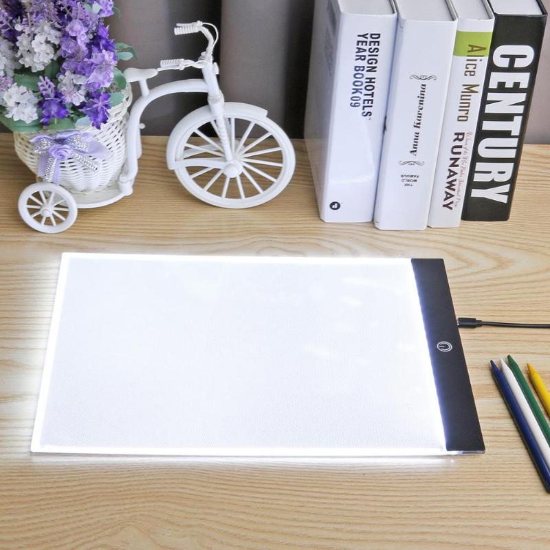 A4 Digital Graphic Tablet LED Artist Art Stencil Drawing Board Light Box Electronic Tracing Writing Pad Artist Digital Tablets