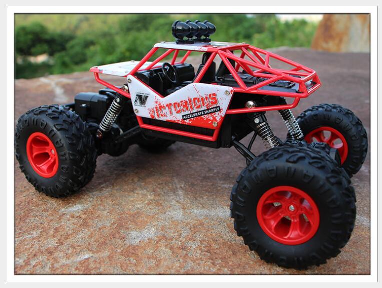 1:12 1:16 1:20 4WD RC Car Updated Version 2.4G Remote Control Model Buggy High speed Off-Road Trucks Toys for Boys Children: 28CM red