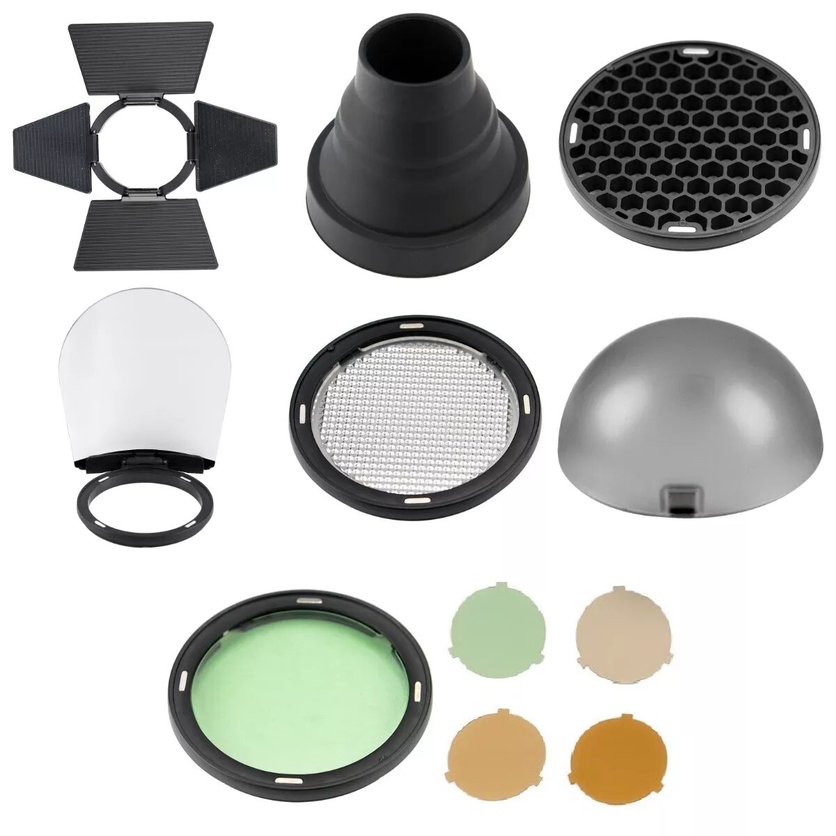 Kit de remplacement pour la photographie, pour Godox AK-R1 H200R AD200 V1, Visico 2 têtes rondes, magnétique, Flash, accessoire