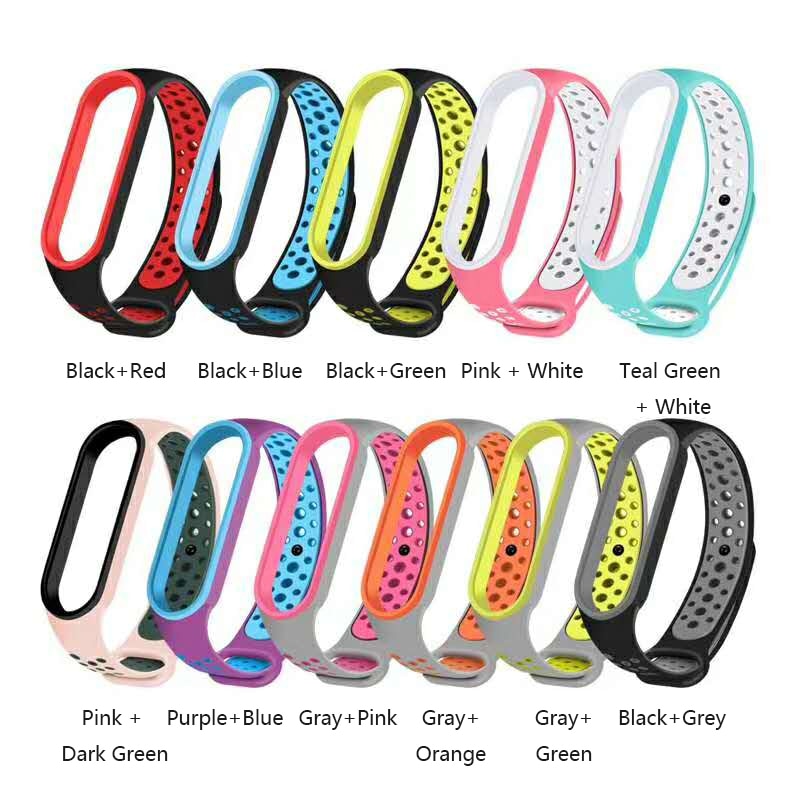 soft Silicone Bracelet for Xiaomi Mi Band 5 Strap Sport watch Silicone wrist strap For xiaomi mi band 5 bracelet Miband 5 strap