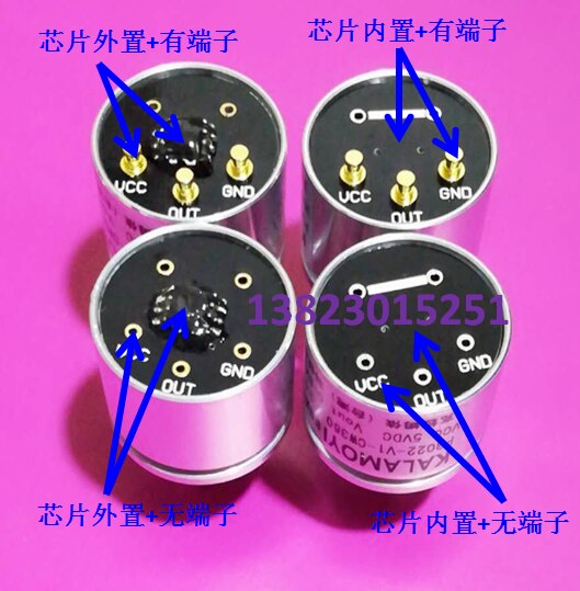 Non-contact magnetic angle sensor 0-5V output 360 degree rotation ultra-low torque waterproof
