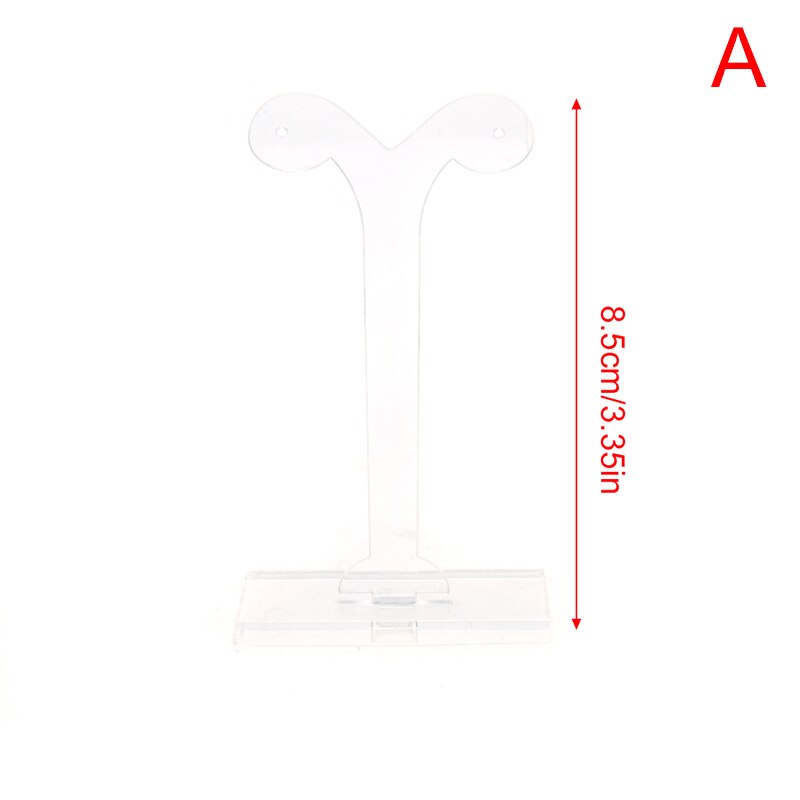 9Size Earrings Ear Studs Hooks Jewelry Show Plastic Jewelry Display Rack Stand Organizer Holder for necklaces: A