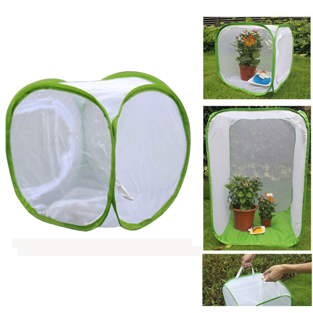 Folding Insect Mesh Cage Butterfly Dragonfly Breathable Habitat Cage Cylindrical Breeding Feeding Container Catching Cage