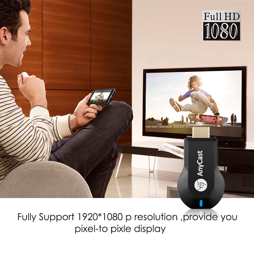 Dongle de TV inalámbrico M2 compatible con HDMI para Airplay, receptor de pantalla WiFi, Miracast para teléfono, Android, PC, PK G2 G4,