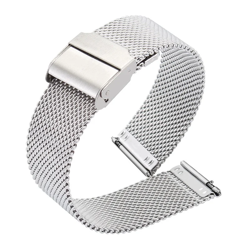24mm- kellon rannekoru ticwatch pro 5:lle 3 älykellon ruostumattomasta teräksestä valmistettu ranneke ticwatch pro 3:lle ultra metallinen ranneke: Hopea / 20mm