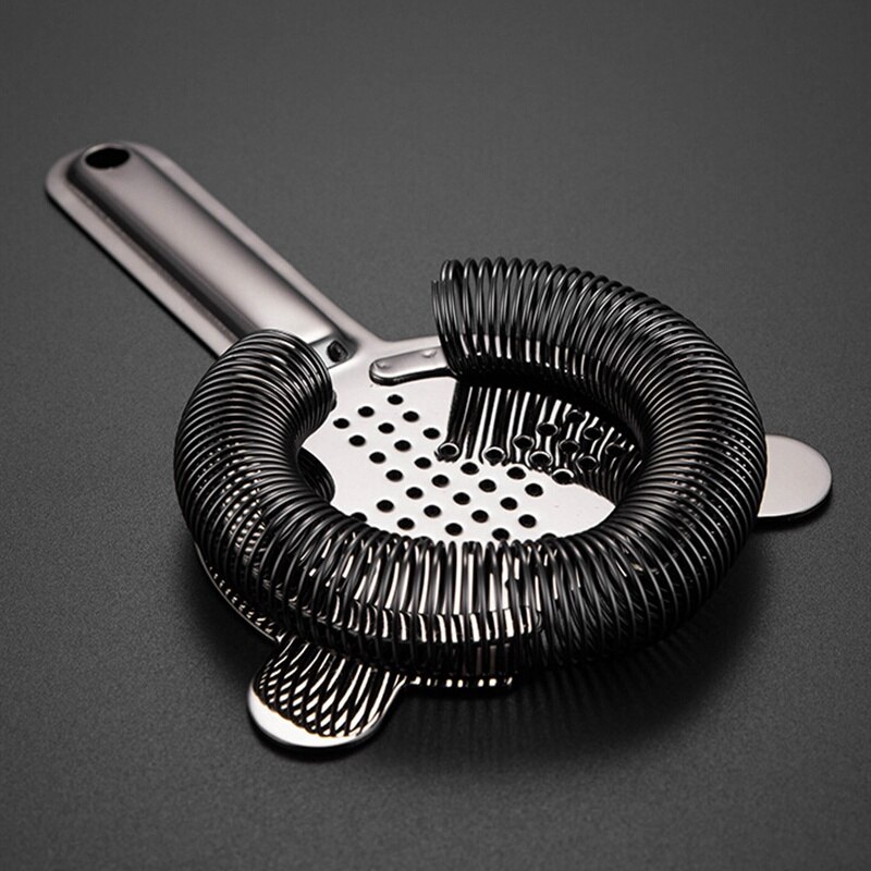 Passoire à Cocktail En Acier Inoxydable - Filtre à Glace Pour Shaker - Accessoire Bar Professionnel - 10