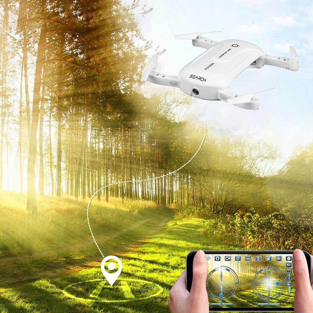 Flymodel fire-akset fly folde drone hd wifi billede transmission mobil fjernbetjening legetøj fly model