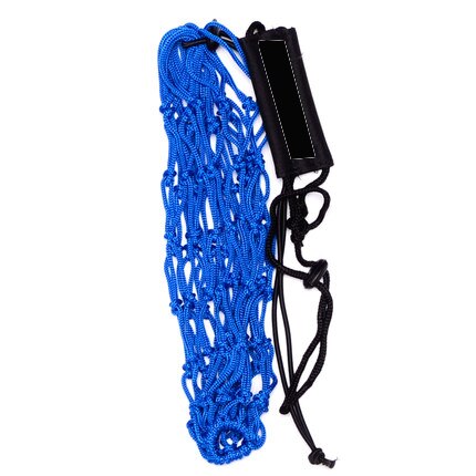 Handle Solo Soccer Kick Trainer with Ball Locked Net Football Ball Bungee Elastic Training Juggling Net Size 3, 4, 5: blue