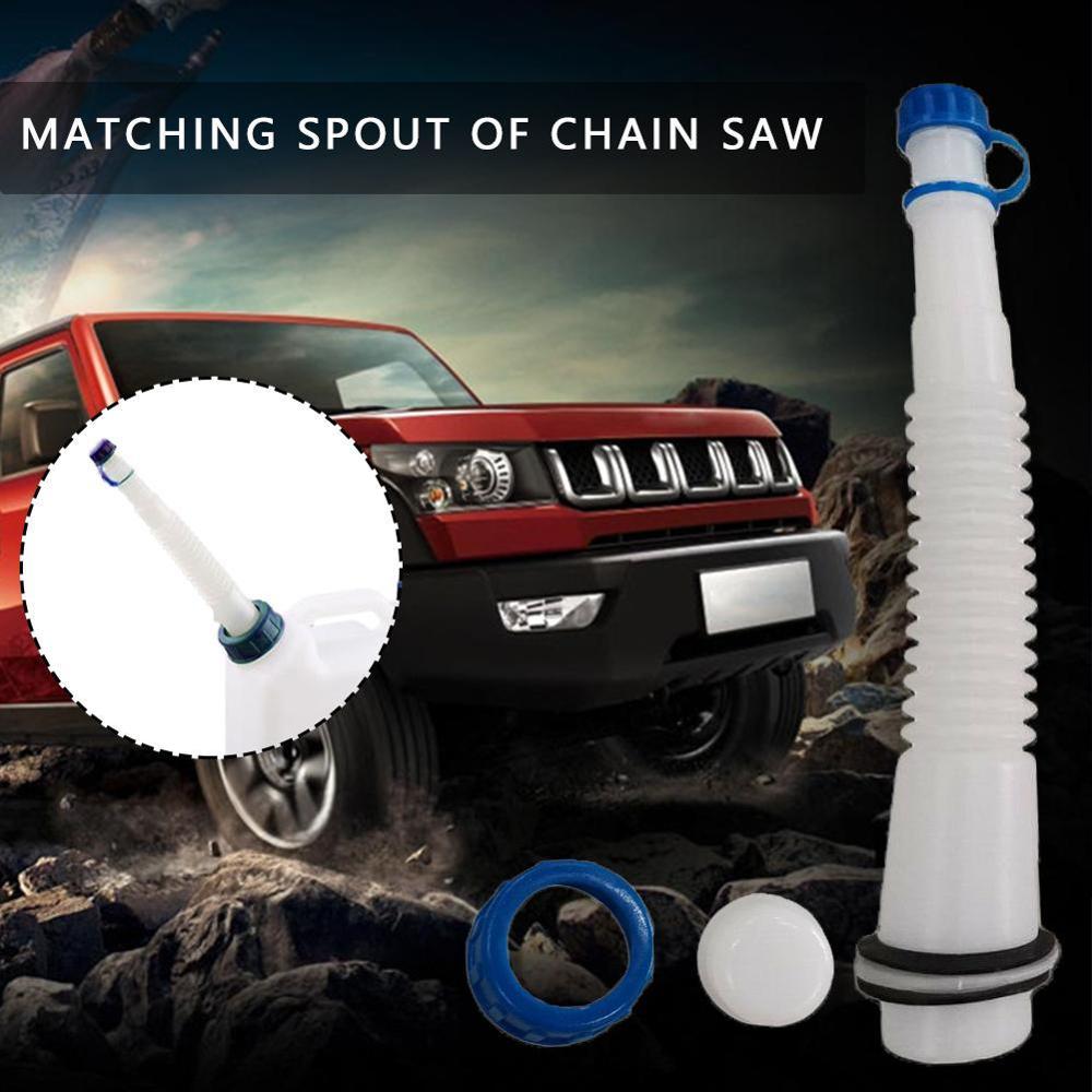 Replacement SPOUT & PARTS KIT ABS Plastic Gas Can Spout Parts Stopper Flexible Fuel Spout With Vent Cap Spout Stopper Kit