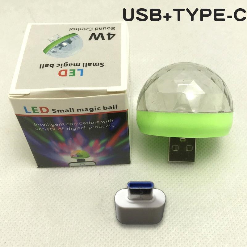 Car Accessories Interior Mini LED Car Light Auto Interior Stage Disco Lights Atmosphere Light Decor Lamp Emergency Lighting: Huawei green