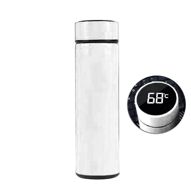 Termo inteligente de acero inoxidable con pantalla de temperatura, botella de viaje para viaje, sopa, café, termo, botella de agua: 1