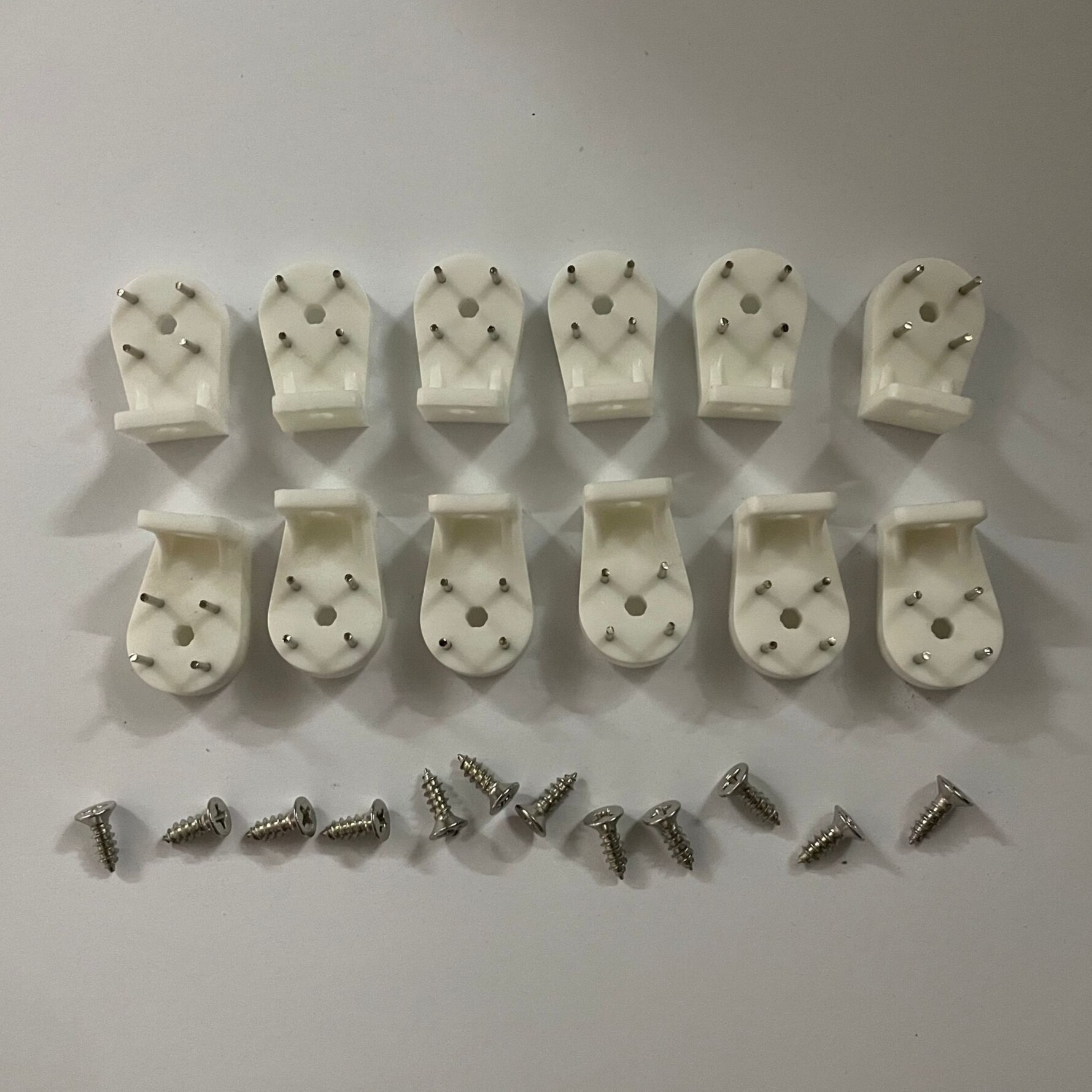 Dubbele Kop Plintdraad Naadloze Nagel, Dubbelkoppige Nagels Veilige Bevestiging Metalen Dubbelzijdige Plintspijkers met Mouwbuis 100 Stuks Dubbelzijdige Nagels voor Het Maken van