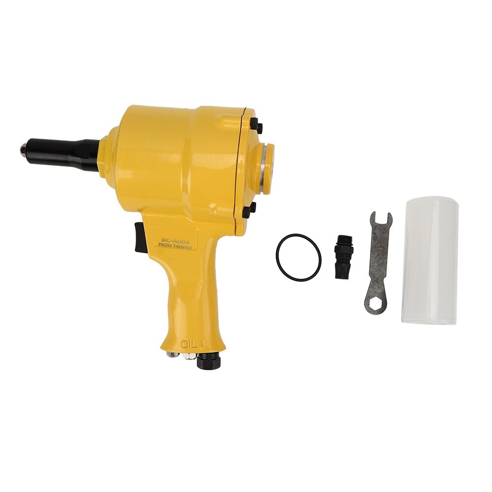 Pneumatische Klinknagel Machine Air Klinkhamer Lichtgewicht Houtbewerking Klinkgereedschap Shock-Proof 2-Klauw Pneumatische Nagel Trekken Tool