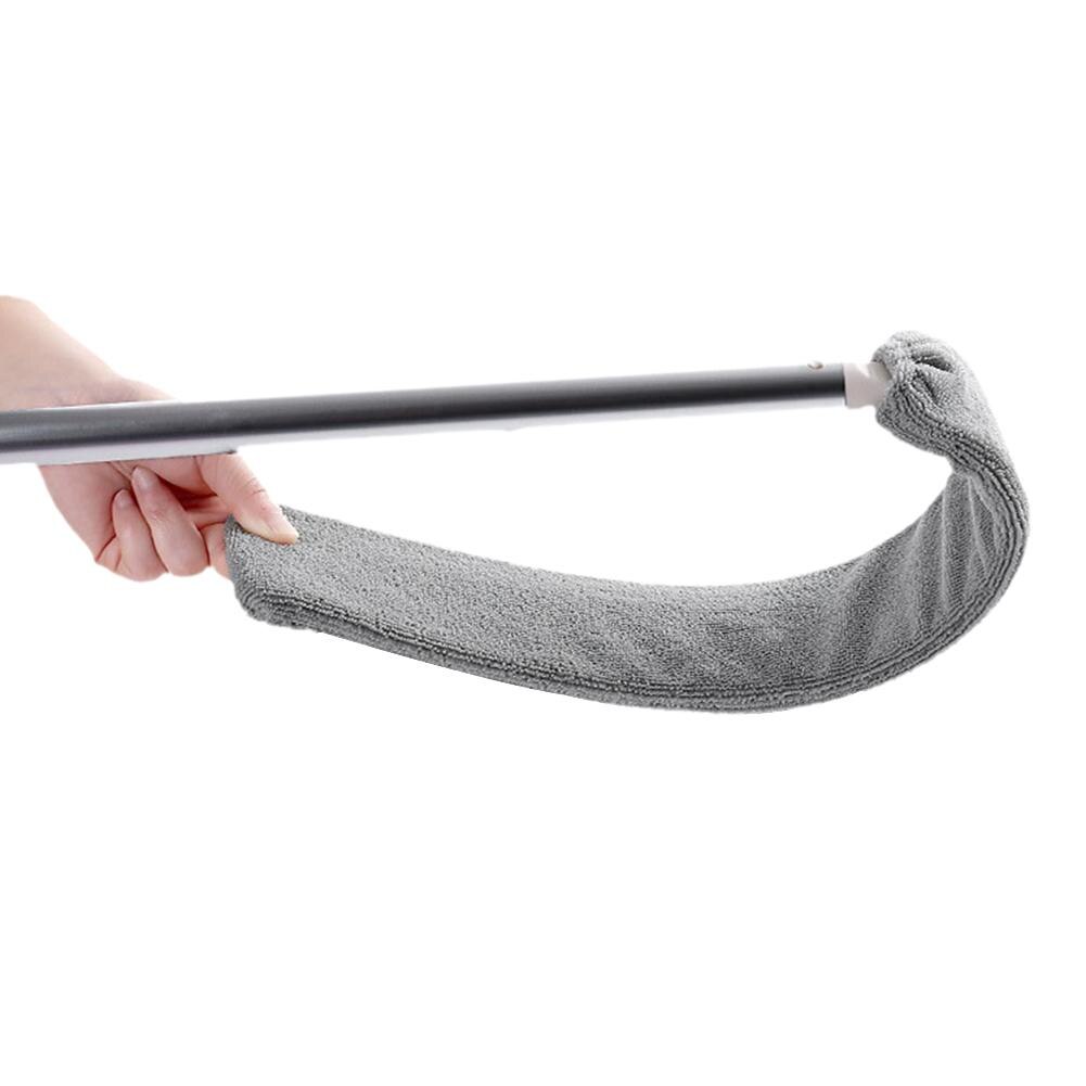 Cepillo de polvo mopa de mango largo, artefacto de barrido para el hogar, cama inferior, limpieza de huecos, piel, barre, polvo, microfibra mágica, herramientas para plumero