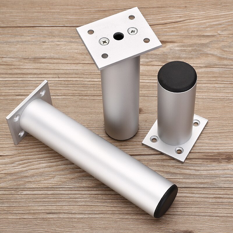 Furniture Table Legs Metal Leg High grade Aluminium Alloy Cabinet Foot Bathroom Tea Sofa All Straight Tube Ball
