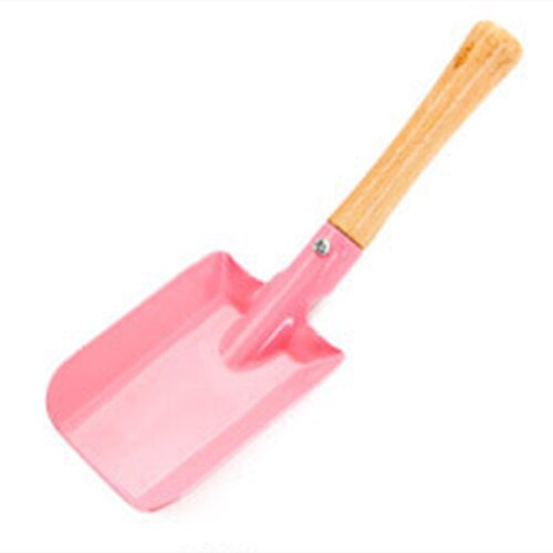 Juego de herramientas de jardinería para el hogar, palas de 3 colores, Mini trajes de excavación para el hogar, Kit de rastrillo de pala, herramientas de mano para jardín, plantación de flores en maceta: Rosa