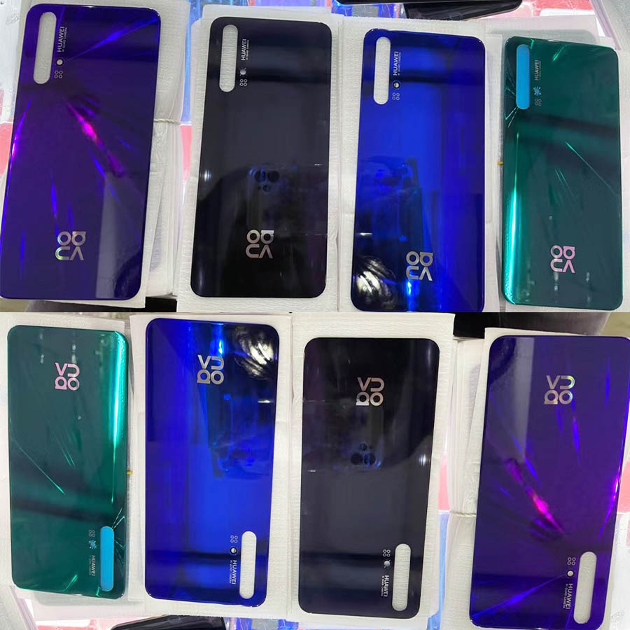 Cubierta trasera de batería para Huawei Nova 5T, Panel de cristal para puerta trasera Nova 5T, carcasa + adhesivo de lente para Honor 20 SE, novedad