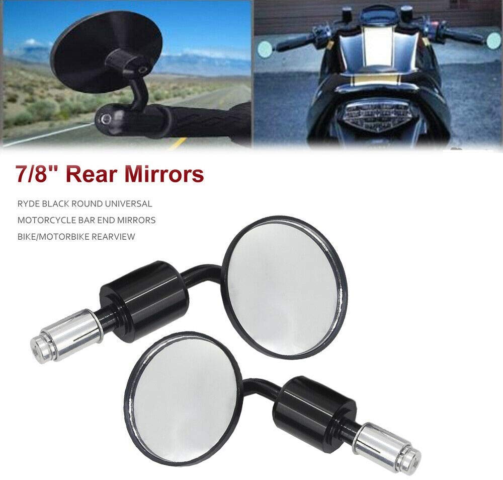 Universal Motorcycle 7/8 "Bar End Spiegels Side Achteruitkijkspiegel Voor Z800 Z750 Tmax 530 Ktm Duke 125 Ktm Duke 390