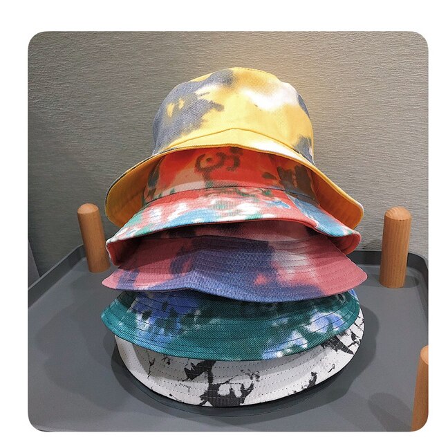 Ms Man Hoed Emmer Cap Panama Zomer Harajuku Emmer Hoed Dye Visser Hoed Katoen Omkeerbare Bob Emmer Cap zonnehoed