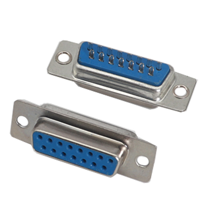 【5-1PCS】 enchufe de puerto serie tipo cable soldado con núcleo DB15 doble fila cabeza macho/hembra/carcasa conector RS232 puerto COM estenopeico: Lavanda / 10-19 Unids