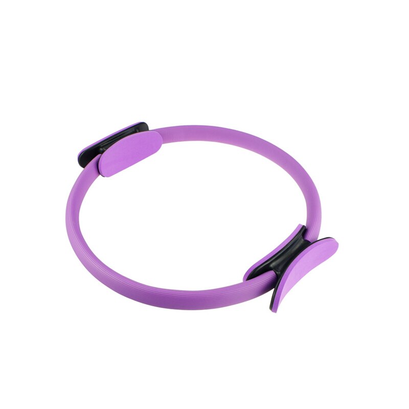 Yoga de fitness anel mágico mulheres workout gym casa treinamento profissional muscular pilates círculo acessórios exercício esporte resistência: ROXO