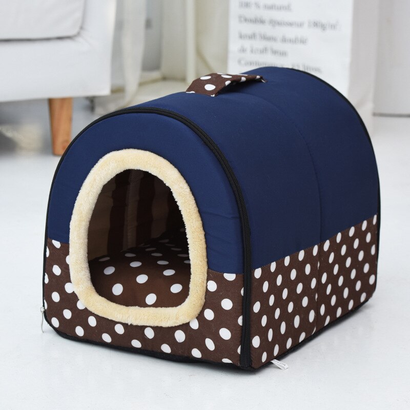 Cama de cachorro de inverno quente canil para animais de estimação ninho de cachorro gato saco de dormir cama para casa de cachorro para gatos
