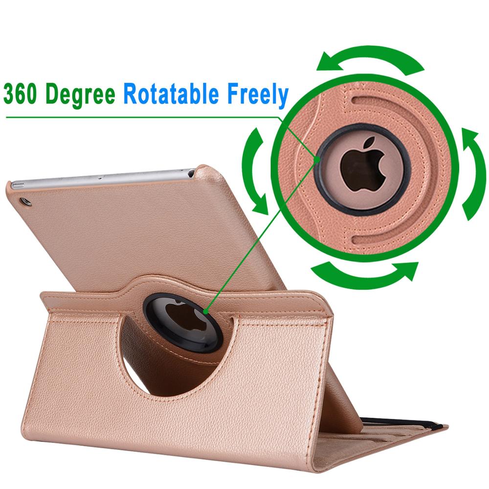 Case for Apple iPad 10.2 Case A2197 A2200 A2198 A2232 360 Degree Rotating Leather Smart Sleep Auto Awake Cover Funda Coque