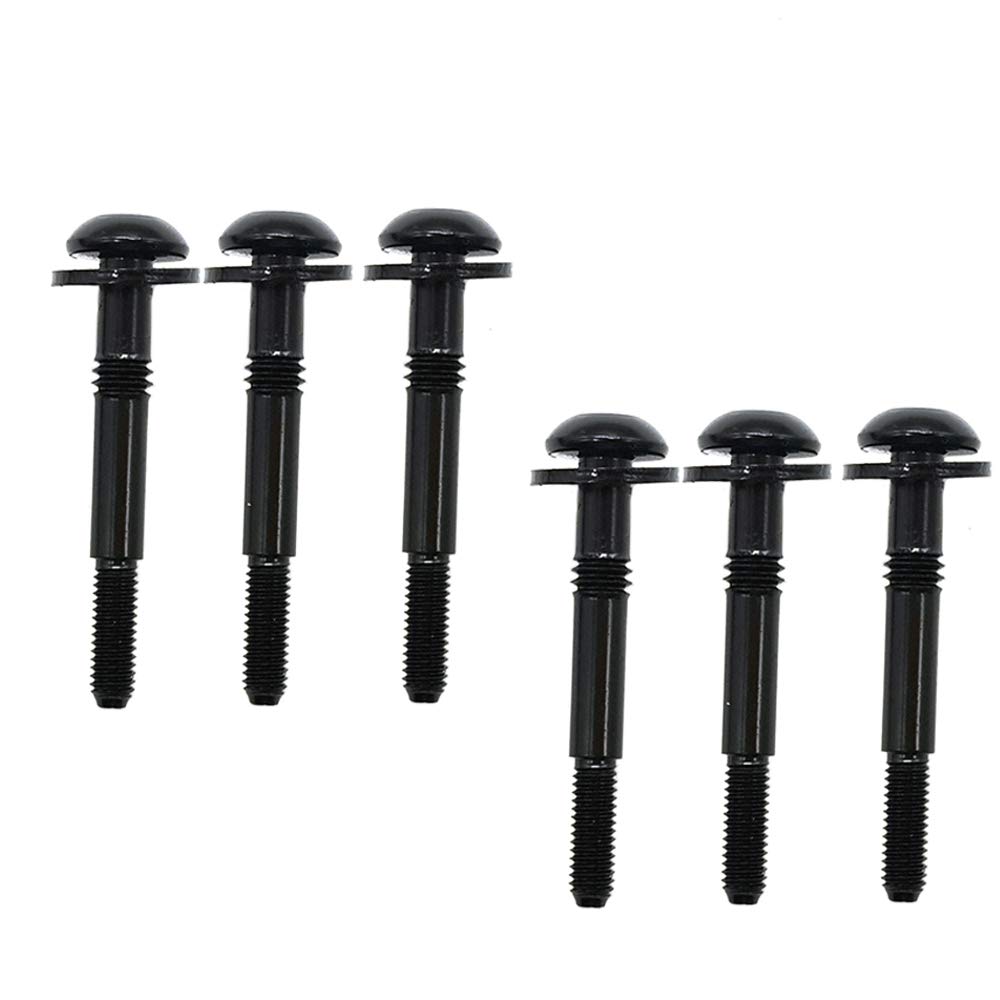 6 PCS Torx Screw Bolts Refitting Screw Fit Jeep Wrangler JL (M6) JK (M8) Windshield Frame Hinges Doors Door Hinges Roll Bar