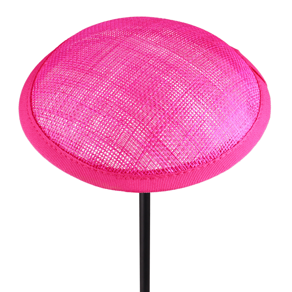 13CM Round Linen Hat DIY Millinery Fascinator Base For Netting Hair Top Hat Women Party Accessory Cap Holder 6PCS/LOT