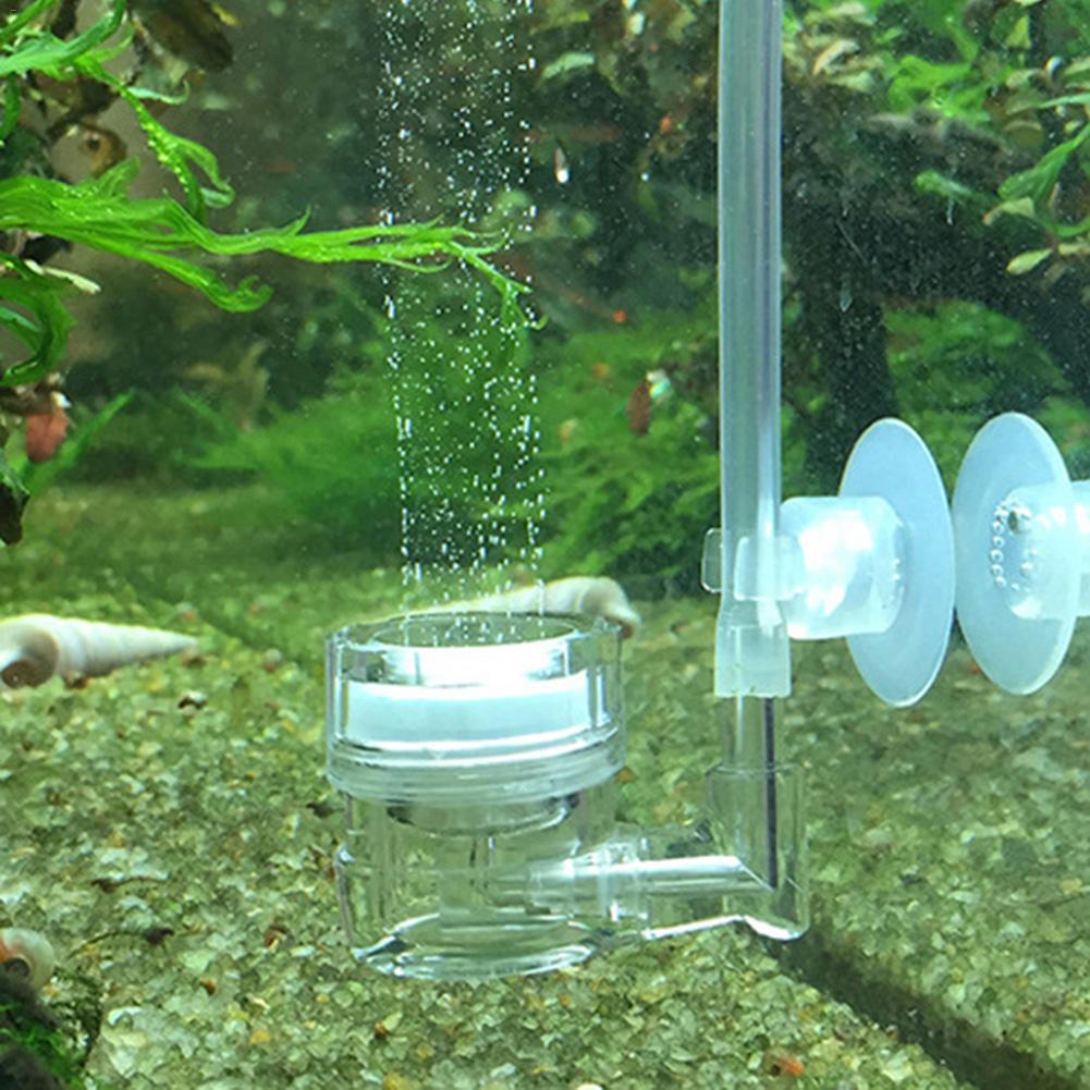 Fish Tank Air O2 Refiner Aquarium Oxygen Pump CO2 Diffuser Ultra-quiet Aeration Oxygenated Nano Bubble Stone