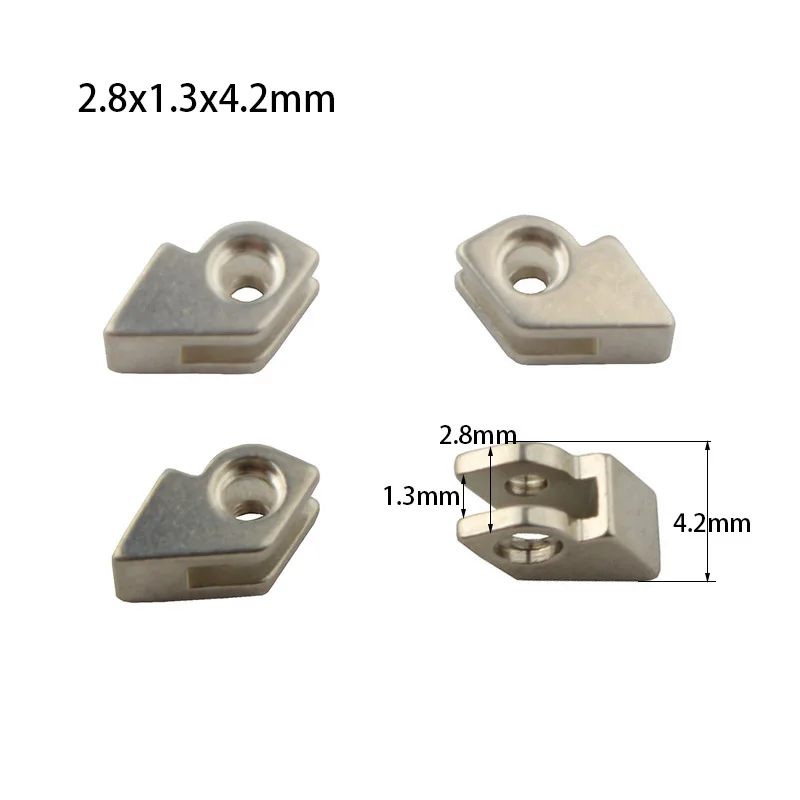 50 Stuks/25 Paar Bril Scharnier Brillen Reparatie Scharnier Accessoires: Roze