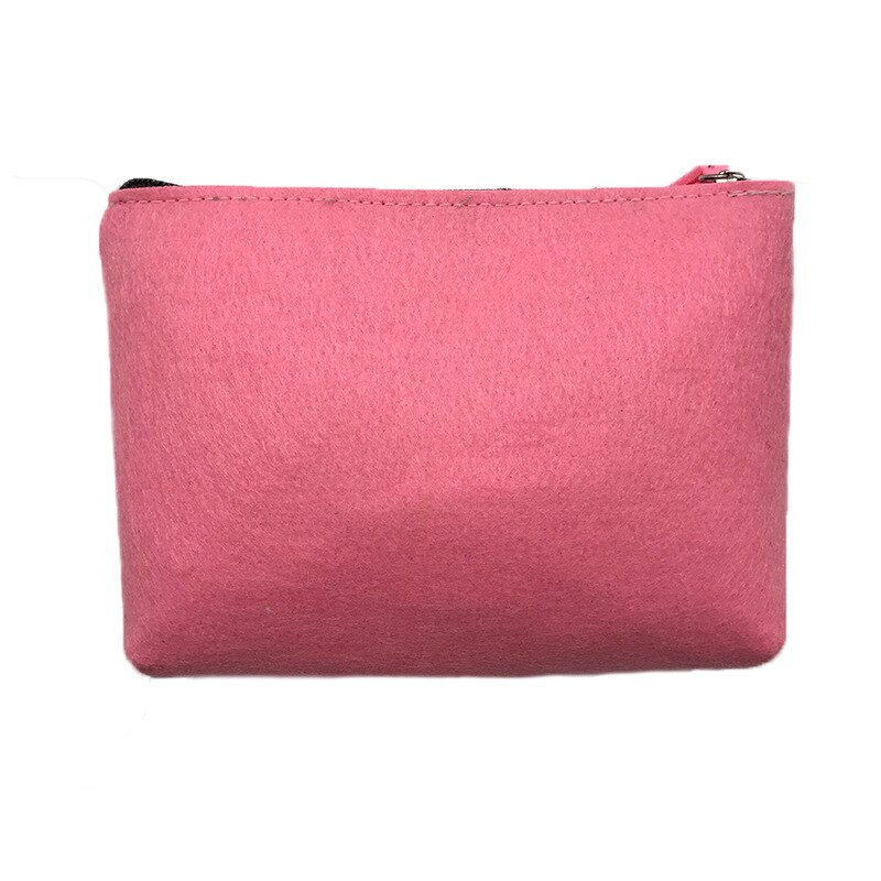 Sac organisateur de gadgets de voyage en feutre, sac de câble numérique Portable, sac de rangement d'accessoires électroniques, pochette de transport pour alimentation USB: Pink