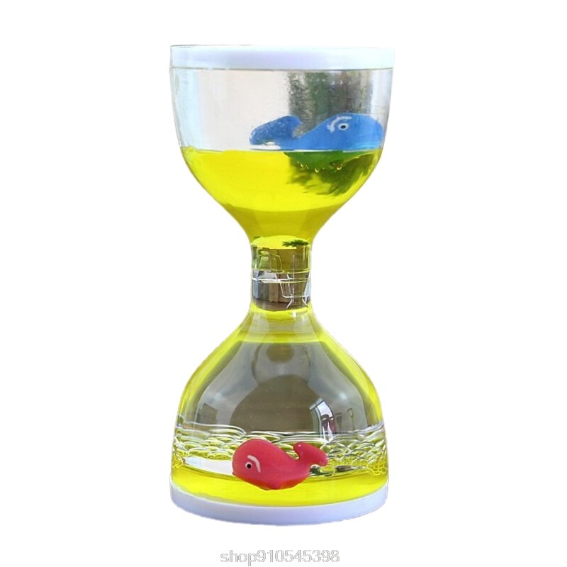 Liquid Motion Bubbler Timer Desk Sensory Toy Animal Floating Oil Hourglass for Fidgeting Stress Relief N25 20