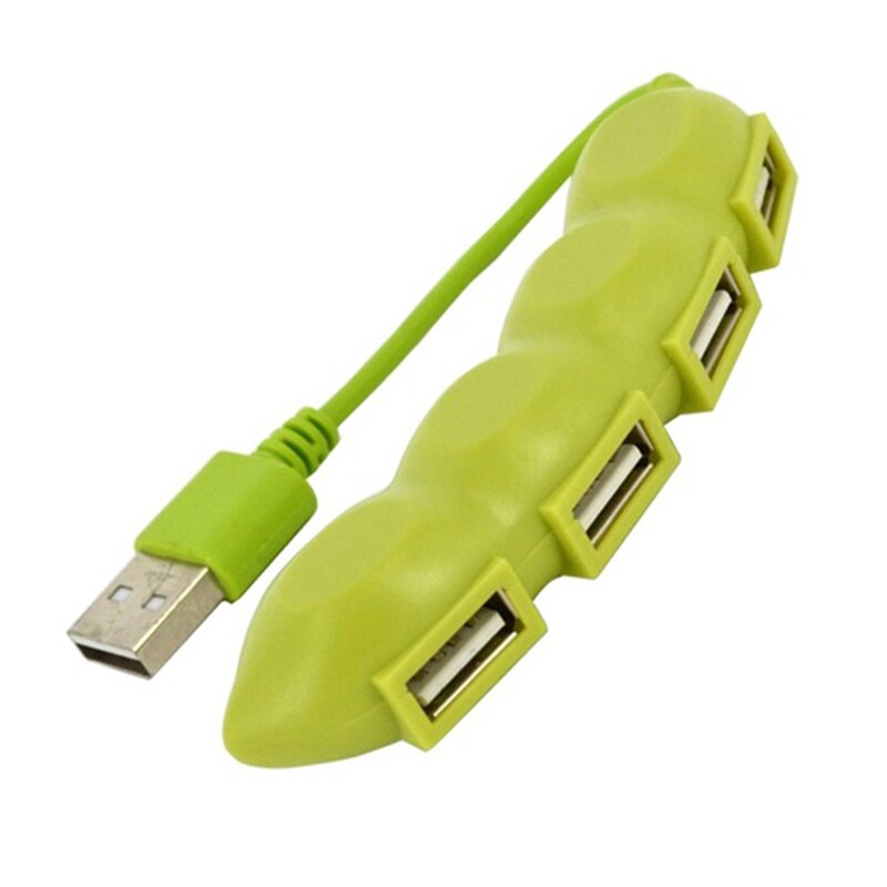 Cute Pea USB 2.0 HUB 4 Port Splitter Adapter Cable for Laptop PC: Default Title