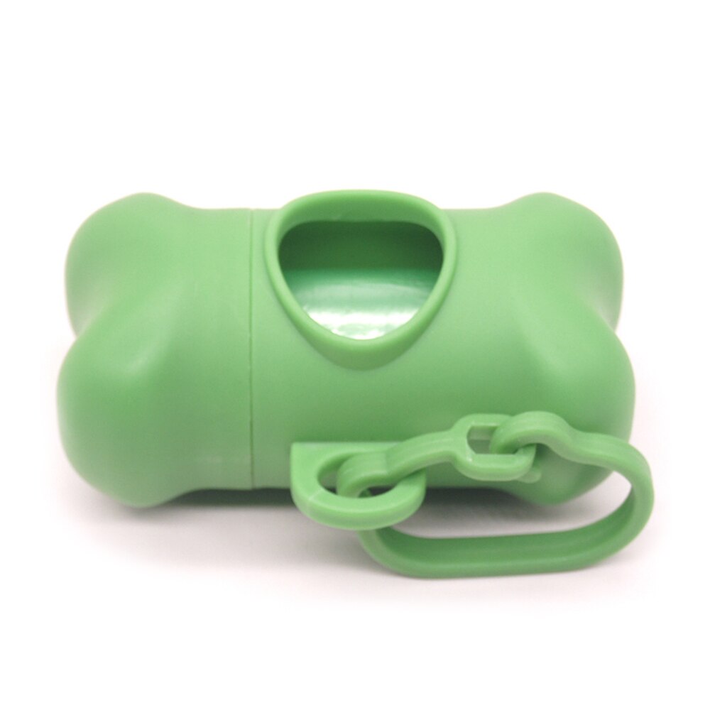 Degradable Pet Dog Waste Poop Bag Doggy Bag Degradable Pet Waste Clean Poop Bags Dog Up Clean Bag Dispenser: green