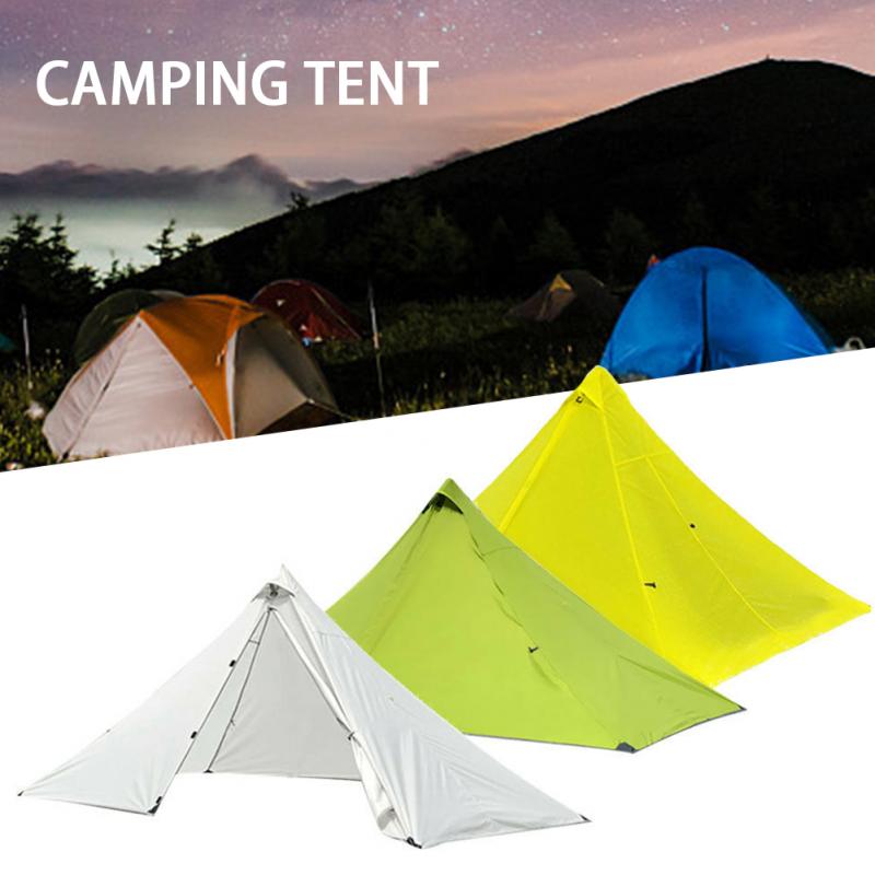 Solid campingtält 4 säsong bärbart hopfällbart spölöst ultralätt utomhusvandring hållbart vindtätt regntätt resetält