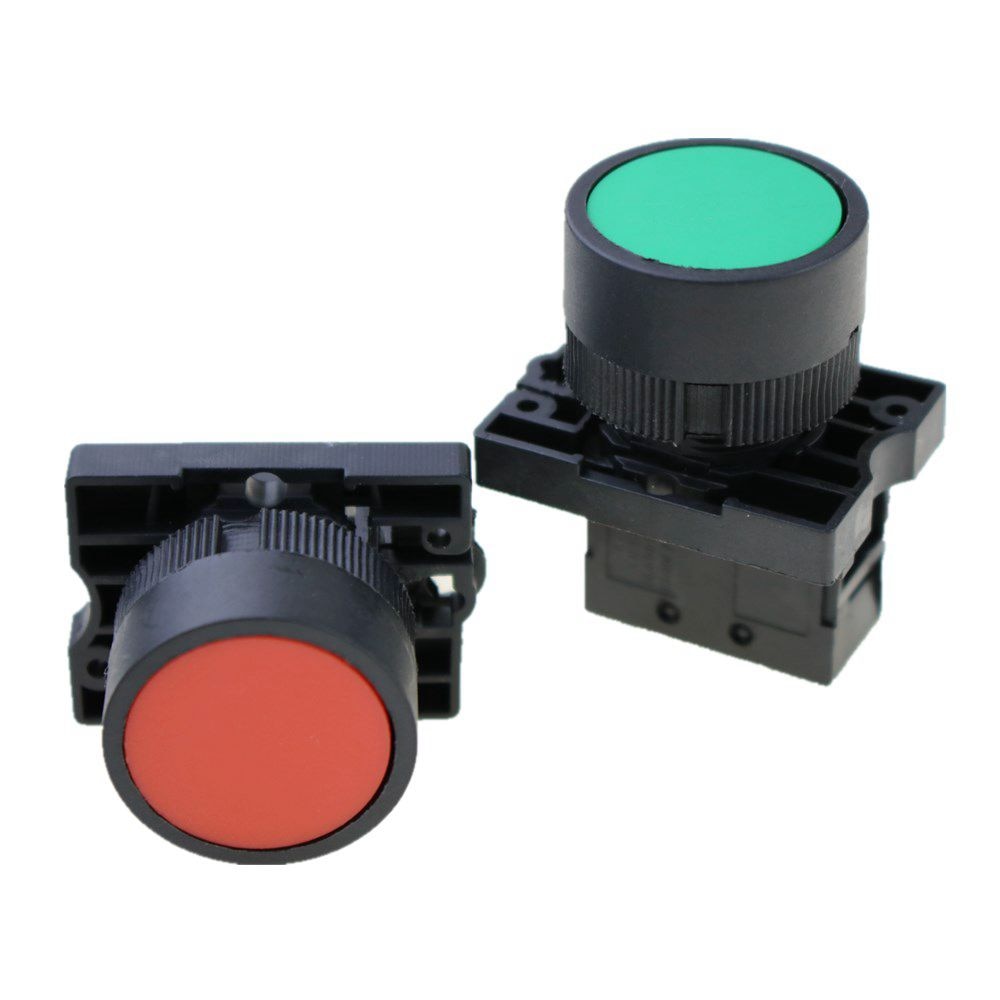 Self reset button switch 22mm start stop button with the arrow symbol XB2 flat touch switch button