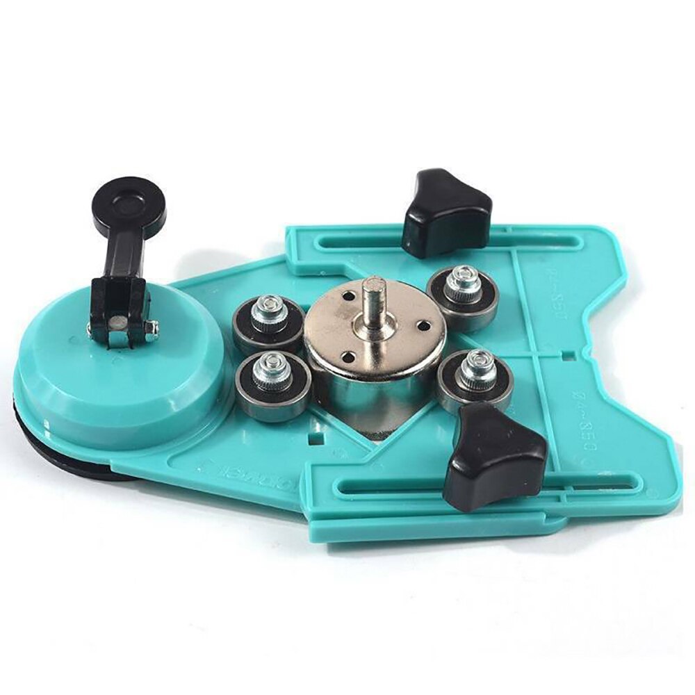 Adjustable 4-83mm Diamond Drill Bit Tile Glass Hole Saw Core Bit Guide with Vacuum Base Sucker Tile Glass Openings Locator