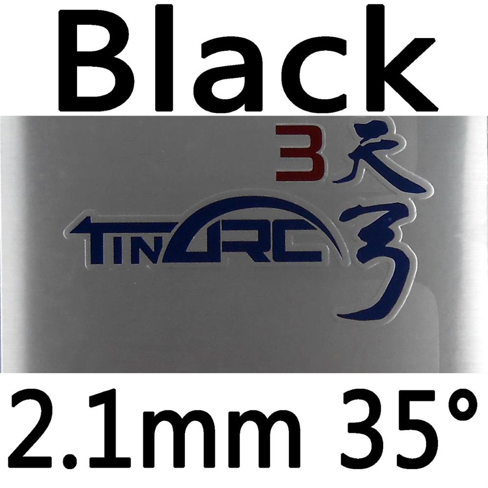Original DHS TinArc 3 TinArc3 TinArc III pips-in table tennis pingpong rubber with sponge: black 2.1mm H35