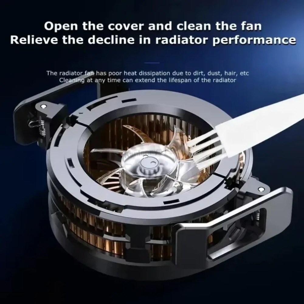 Universal- 2 in 1 Telefon Kühler Halbleiter Kühlung Magnetische Zurück Clip CX08 CX07 Fan einfrieren Kühler für iPhone iOS Android PUBG